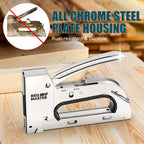 NEU MASTER Staple Gun for Wood, All Steel Staple Gun with 4000Pcs Staples, Upholstery Staples Gun for Fixing Material, Decorating, Woodworking, Furniture