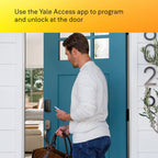 Yale Assure Lock 2 Deadbolt, Lifetime Brass Key-Free Smart Lock with Bluetooth Connected Keypad for Code Entry (No Wi-Fi), YRD430-BLE-P05