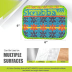 Wet-it! Skrubba 6-Pack Reusable Dish Scrubbers – Non-Scratch Scouring Pads for Kitchen & Household – Eco-Friendly, Dishwasher Safe Scrub Sponges for Dishes, Pots & Pans (Vogue)