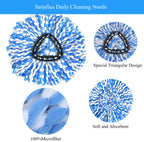 [10 Pack]Mop Heads Replacements, Spin Mop Replacement Head Deep Cleaning Machine Washable and Easy Replace,Spin Mop Refill Replacement Head 100% Microfiber,Mop Head Compatible with RinseClea