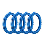 896584000-143 Blue Front Tire Kit with Super Hump Replacement Tires for Hayward Phoenix Poolvergnuegen AquaNaut 200, 400, 450 Pool Cleaner 2 Wheel and 4 Wheel (4 Pack)