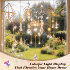 Ecoofor 407 pcs DIY Sun Catchers for Adults, DIY Suncatchers Making Kits,Hanging Decorative Suncatcher, Crystals Rainbow Maker for Indoor Home Decor