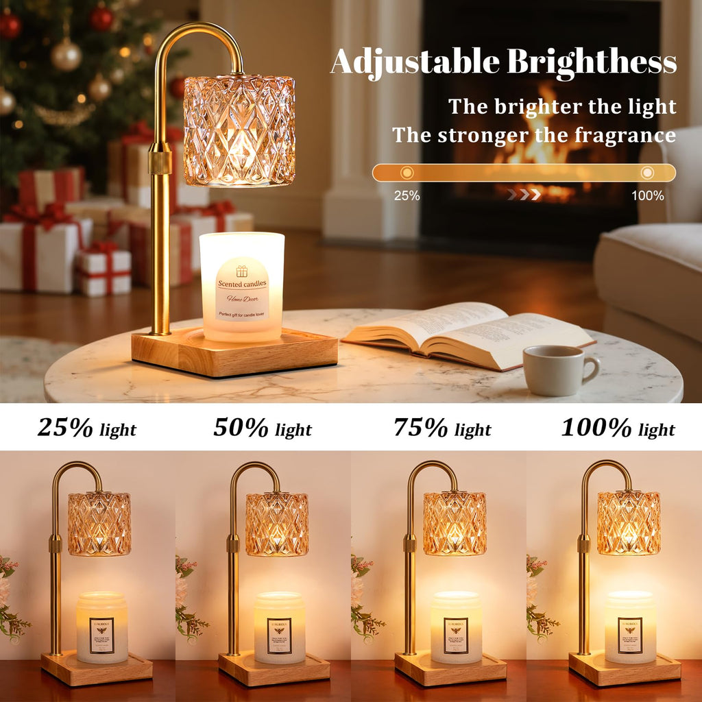 Candle Warmer Lamp with Timer,Wax Melt Warmer Birthday Gifts for Women