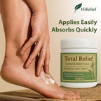 HiRelief Total Relief Magnesium Cream for Comfort – Fast-Absorbing MSM & Arnica Cream for Healthy, Comfortable Nerves and Daily Comfort – 4 Fl Oz (Pack of 3)
