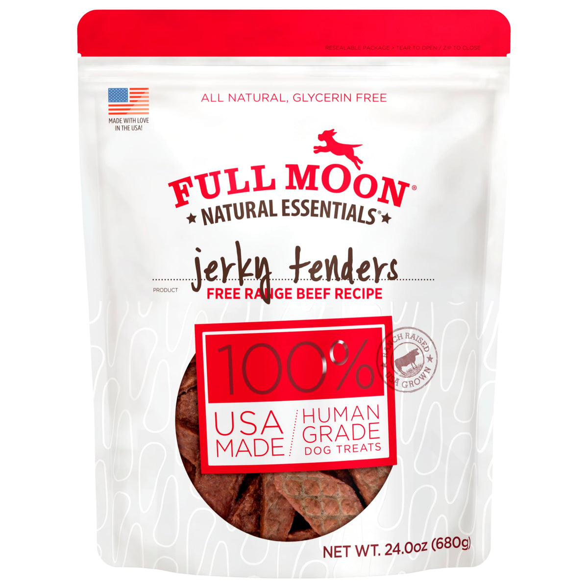 Full Moon® Essential Beef Jerky Tenders Dog Treats 24 oz