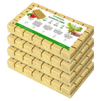 VIVOSUN 1.6" Rockwool Cubes, 4 Sheet of 112 Plugs Stonewool Starter