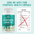 LUCNVEM Cortisol Supplement for Women & Men, Cortisol Reducer Detox Manager, Ashwagandha/Rhodiola Rosea/Magnesium and L-theanine Complex for Mood/Focus & Sleep- 60 Day Vegan Supply