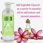 Vegetable Glycerin Distributed by ME LLC, 1 Gallon, USP Kosher Food Grade, 100% Vegetable Glycerin, Natural Humectant, Use in Soaps, Moisturizers, Face Cleaners and More!