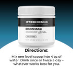 MYOXCIENCE Brain Mag | Magnesium L-Threonate Magtein & Magnesium Glycinate Powder (Unflavored) (60 Servings)