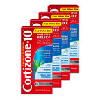 Cortizone-10 Maximum Strength Soothing Aloe Itch Relief Cream, 1% Hydrocortisone, Fast-Acting, Anti-Itch Cream for Bug Bites, Rash, Eczema, Psoriasis, Poison Ivy, Oak, Sumac, 2 oz (Pack of 4)