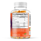 Omega 3 Fish Oil Gummies - Triple Strength Omega3 Gummy - DHA & EPA Fatty Acids for Heart Health, Joint & Brain Support, Nature's High Absorption Omega Fish Oil Supplement, Orange Flavor- 120 Gummies