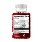 Vitamatic Vitamin B Complex Gummies with Vitamin C & Inositol - Natural Strawberry Flavor - 60 Gummies (2 Bottles)