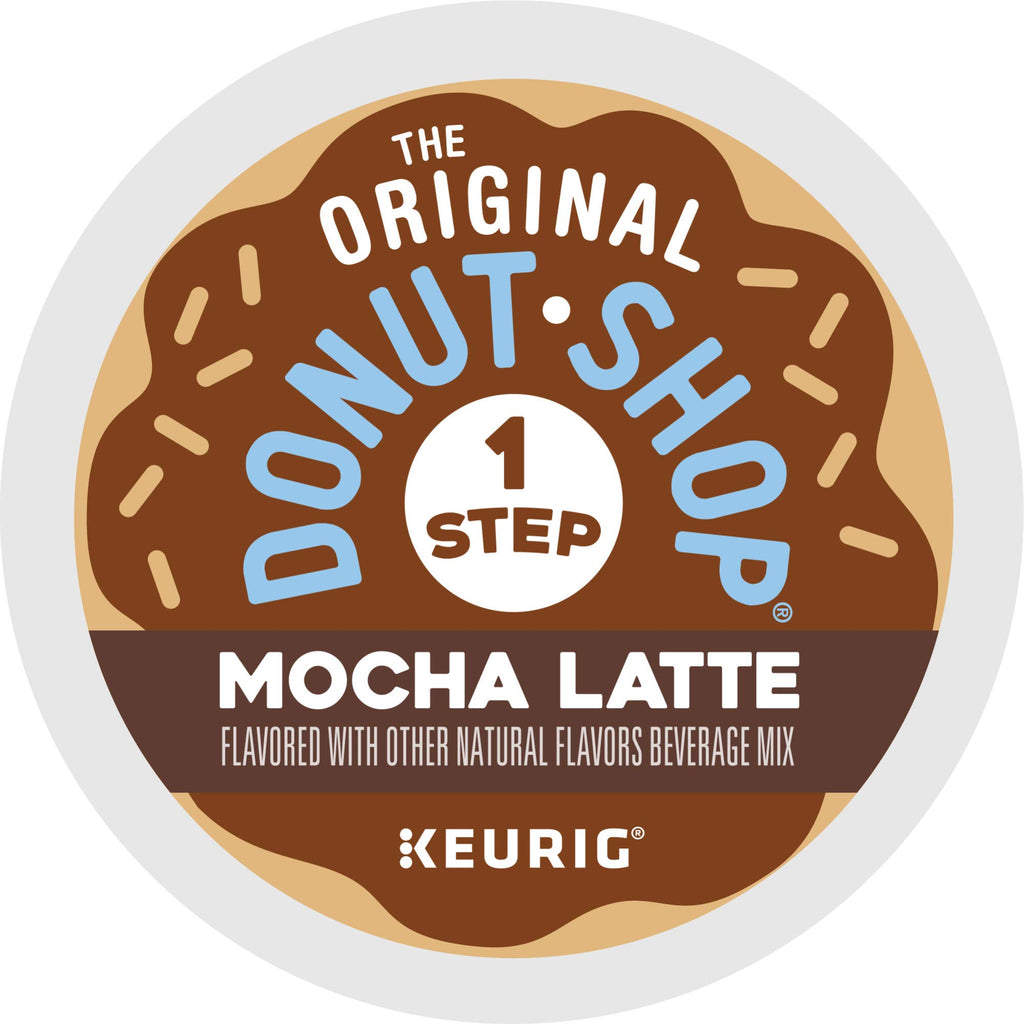 The Original Donut Shop Mocha One-Step Latte, K-Cup Pods, 20 Count