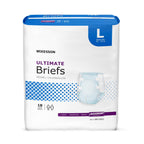 McKesson Ultimate Briefs, [72 Count], Size L, 45-58 in. Incontinence Adult Diapers with Tabs, Maximum Absorbency, Unisex, Disposable, Elastic Leg Gathers and Contoured Fit for Men and Women
