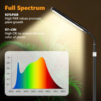 VSOKE Grow Light for Indoor Plants, Full Spectrum LED Grow Light with Stand