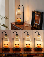 Innqoo Candle Warmer Lamp with Timer Home Decor Birthday Gifts for Women