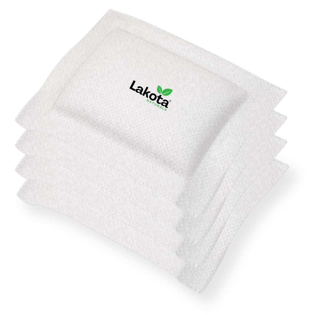 AirFresh250 - Slow Release Chlorine Dioxide Air Purifing Pouch - 4 Pouches. Eliminates all Odors, Professional Strength Odor Remover for Car, RV, Garbage, Refrigerator, Shoes, Closets, Gymbags.