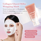 medicube Wrapping Mask Collagen Glazed Milky Glow - Daytime Peel Off Mask