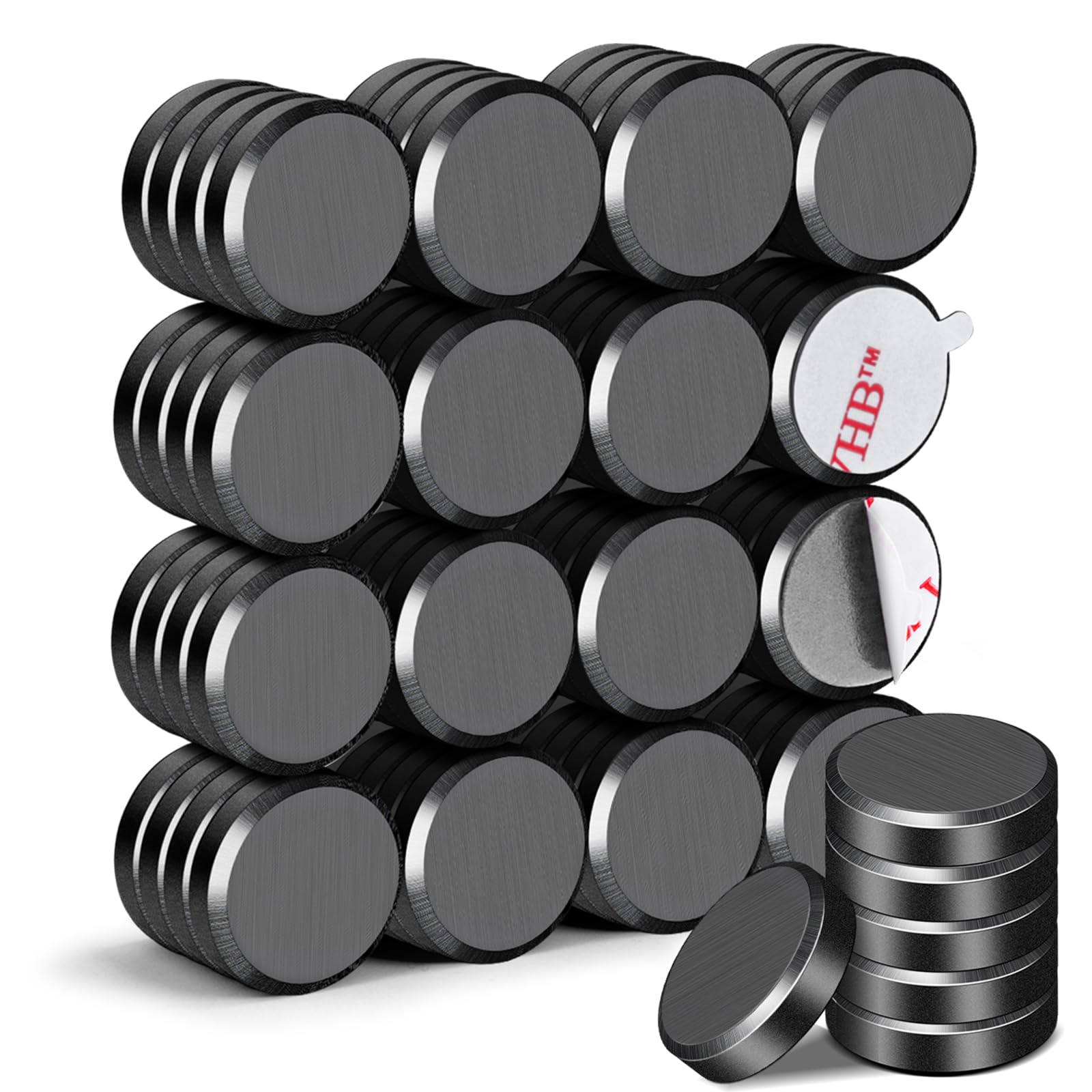 DIYMAG Strong Adhesive Magnets,70pcs 0.6x0.12in Fridge Refrigerator Magnet