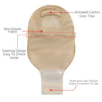 Carbou 21 PCS Ostomy Supplies Colostomy Bags Two Piece Drainable Pouches with Closure 12", Ileostomy Stoma Care,Cut-to-Fit(15pcs Bags+6pcs Barrier)