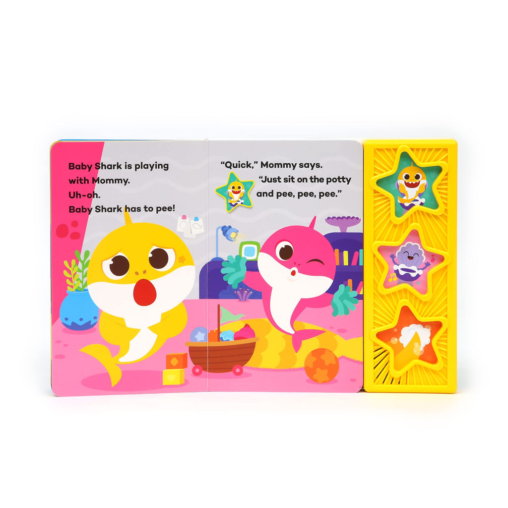 Pinkfong Baby Shark Potty Time Sound Book | Interactive Potty Training Storybook | Educational Learning Book for Preschoolers and Toddlers 1-3