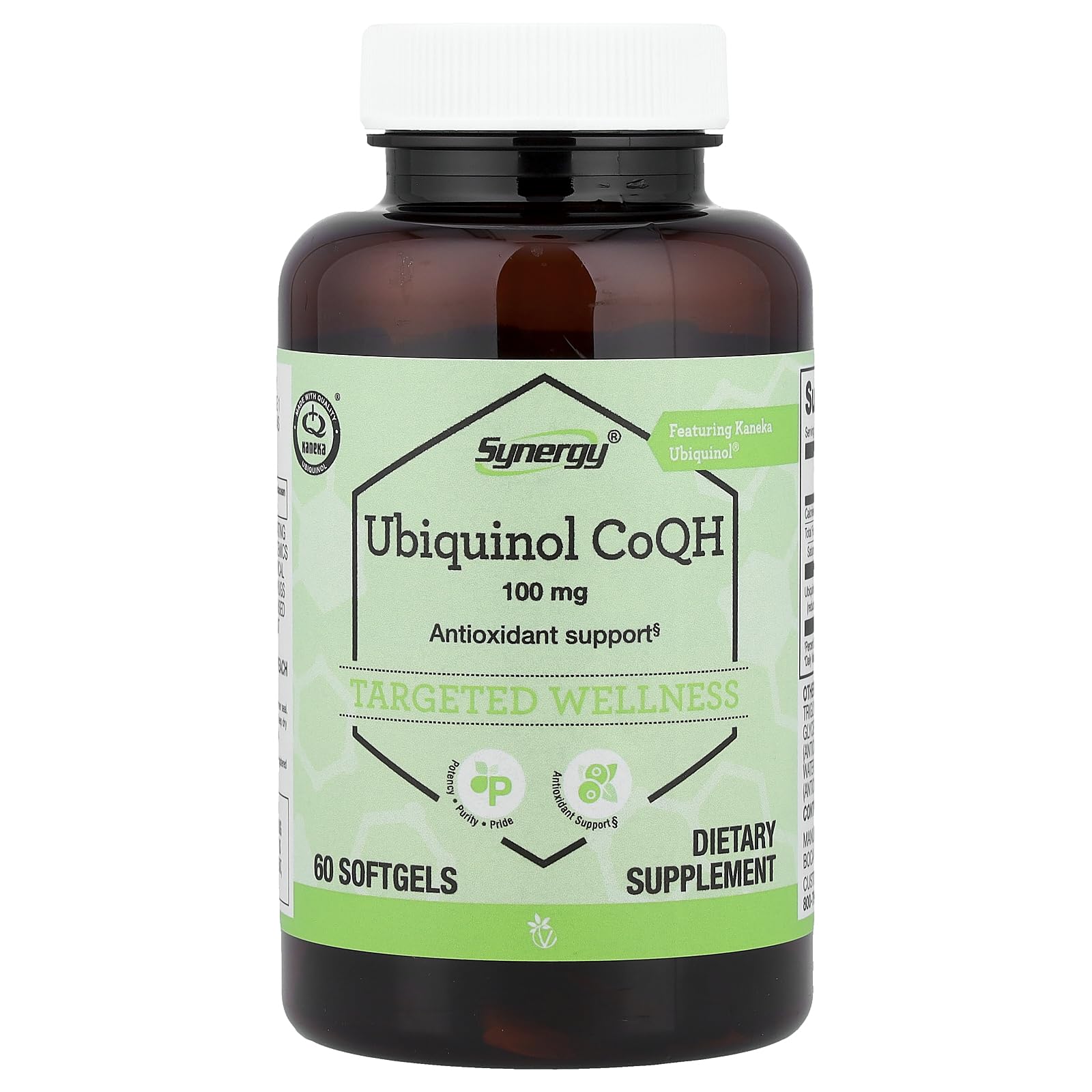 Vitacost Synergy®, Ubiquinol CoQH, 100 mg, 60 Softgels