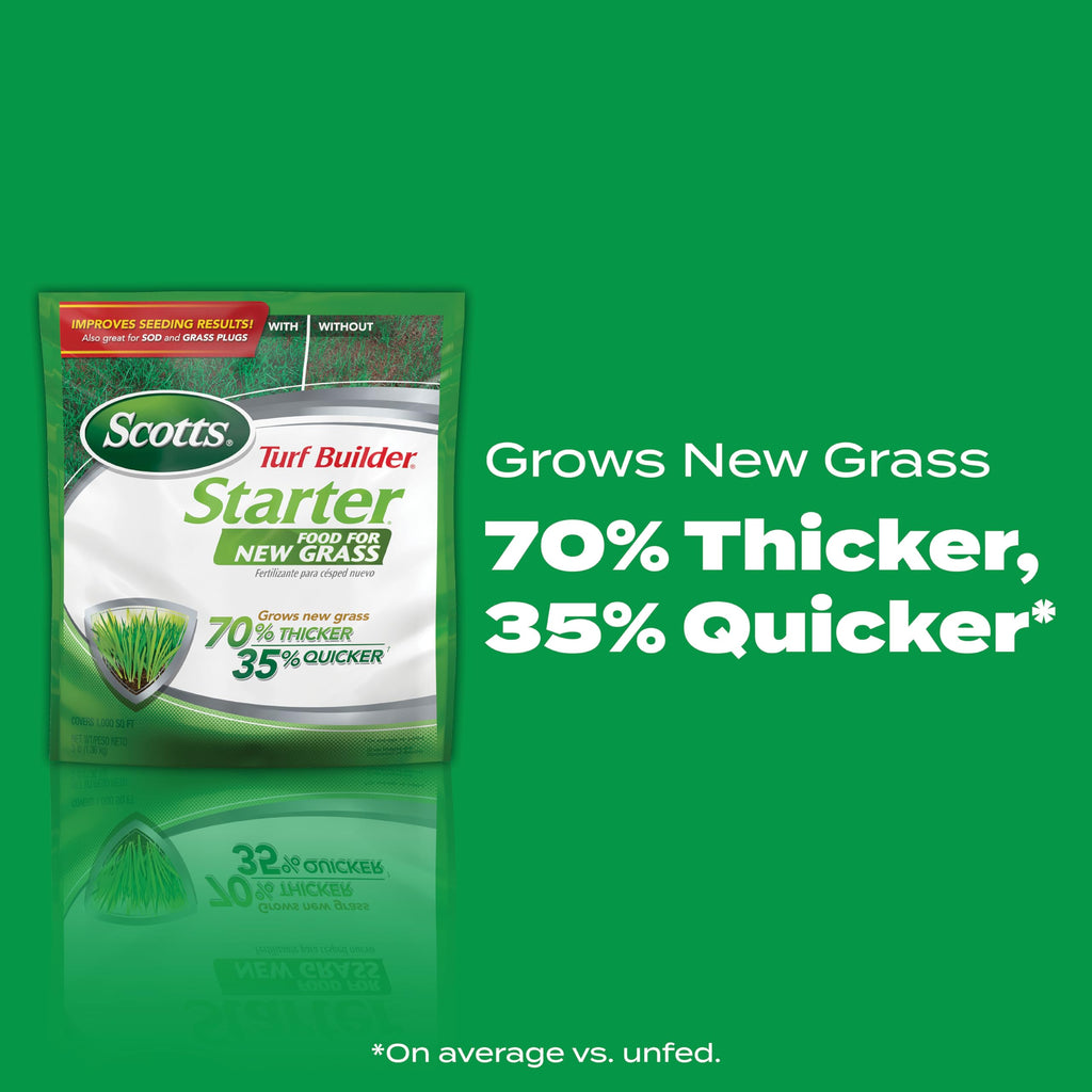 Scotts Turf Builder Starter Fertilizer for New Grass, 15 lbs.