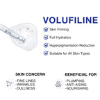 Volufiline 100% Concentrate Firming Serum for Sagging Skin – Face Tightening, Jawline & V-Line Contour Booster, Anti-Wrinkle Collagen Enhancer | Fast-Absorbing Mix-in Korean Skincare
