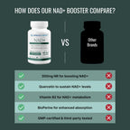 Approved Science NAD+ – 300mg NR, Quercetin, Vitamin B2, BioPerine – 60 Vegan Capsules – Pack of 1