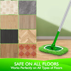 Yicotira Reusable Microfiber Mop Pads Compatible with Swiffer Sweeper- 8 Pack Dry Sweeping Cloths & Wet Mopping Cloths - Washable Wet Pads Refill for Mopping Floors (Mop is not Included)