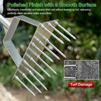 Fologtoo Lawn Aerator Tool, Heavy-Duty Stainless Steel Lawn Spike Aerator