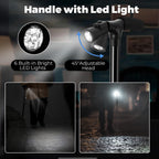 Walking Cane for Men Women: Ohuhu Walking Canes with LED Light Folding Walking Stick Adjustable Free Standing Canes with Wrist Strap Travel Bag for Seniors Adults
