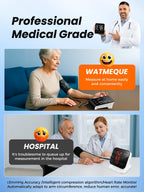 WAMELPRI FDA-Cleared Blood Pressure Monitor, FSA&HSA Eligible Home & Travel BP Machine, Adjustable Wide-Range Cuff for Seniors & Pregnancy, Stores Previous Readings, Accurate Daily Health Tracking