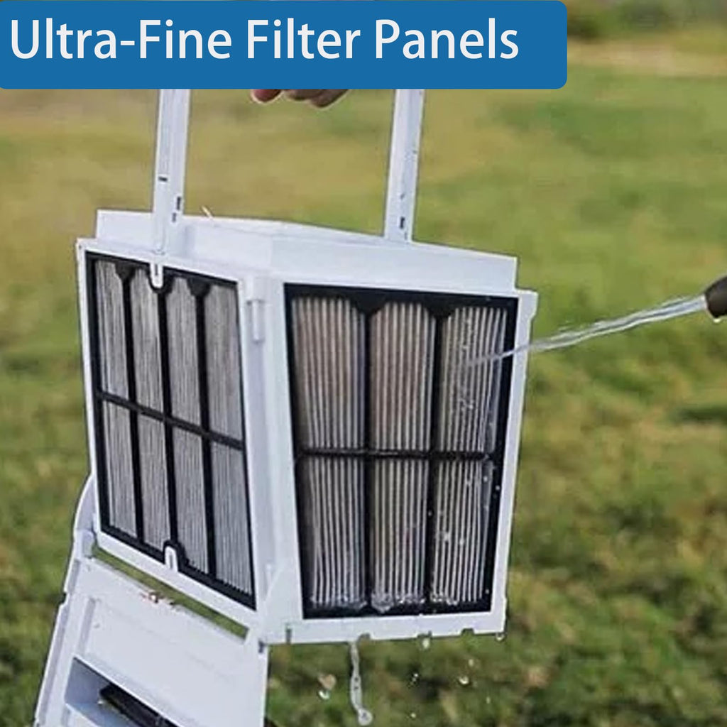 Replace Part#9991467-R4 Ultra-Fine Filter Panels Compatible with Dolphin Robotic Pool Cleaners,Pleated Cartridge Filter Replacement for Dolphin S200,Proteus DX4,Active 20,Active 30,S300i,M600