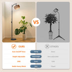 Bstrip Standing Grow Light for Indoor Plants, 65-72.8in Adjustable Height