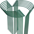 LEOBRO Plant Support Plant Stakes, 12pcs Peony Cages and Supports, Metal Garden Stakes Plant Supports, Plant Support Stakes, for Peony, Tomato, Hydrangea, Indoor Outdoor Plants, 10" W x 15.8" H