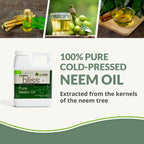 Neem Bliss (32 Fl Oz) - Pure Neem Oil Concentrate - 100% Cold Pressed Neem Oil - All-Natural Neem Oil Concentrate - Pure Neem Oil Extract - Unrefined Neem Oil for Hair - Neem Seed Oil Concentrate