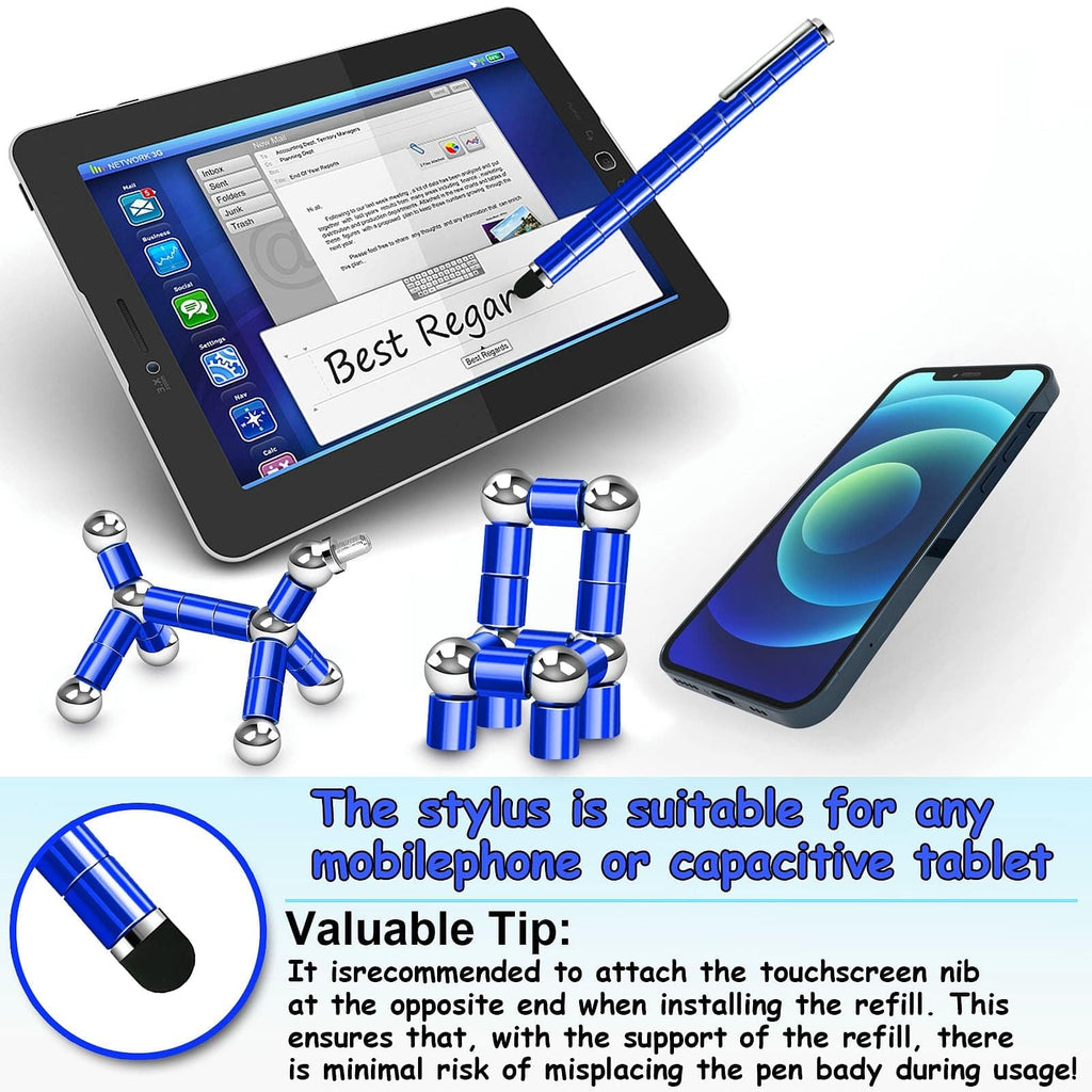 Fidget Gel Pen Gifts for Teens, Cool Gadget for Men Office Desk Accessories