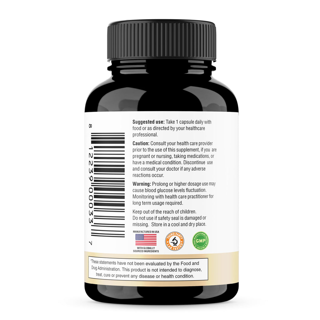 Sandhu's Berberine HCL Supplement 500mg per capsule with 97% Pure Berberis Aristata Extract| 60 count| Supports Weight Management & Healthy Energy levels| Made in USA, Vegetarian, Non-GMO, Gluten Free