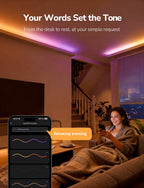 Lepro S1 AI LED Strip Lights for Bedroom - 16.4ft Smart RGB Light Strips with IC and Rainbow Chasing Effects, Color Segment DIY, Personalized Al Lighting Designer, No Remote, 2.4G Wi-Fi & Bluetooth