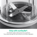 nutribullet Personal Blender, 600W, 24oz Cup, 18 oz Cup, NBR-0601WM