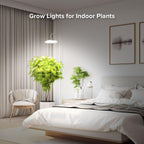 SANSI Grow Lights for Indoor Plants, 100W Full Spectrum Tall Standing