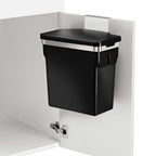 simplehuman 10 Liter / 2.6 Gallon In-Cabinet Trash Can Heavy-Duty Steel Frame, Black