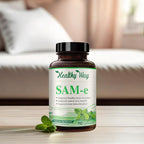 HealthyWayRx 1500mg SAM-e Supplement - High Strength S-Adenosyl-L-Methionine Capsules 1500mg per Serving for Joint Brain Liver and Mood Support - Non-GMO High Absorption Same Supplement (90 Count)