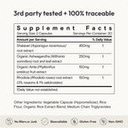 Moon Juice SuperYou Ashwagandha Supplements with Rhodiola, Shatavari & Amla - Cortisol Reducer for Energy, Mood, Focus and Stress Support, Vegan, Non-GMO & 100% Traceable, 60 Capsules, 30 Servings