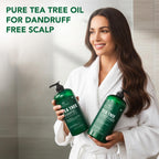 Botanic Hearth Tea Tree Shampoo And Conditioner Set for Men & Women - 32oz