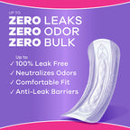 Always Discreet Adult Incontinence Pads for Women, Drier, 3 Drop Regular Length, Light Absorbency, Pads for Bladder Control Management, Bladder Leaks, & Postpartum Pads, 90ct