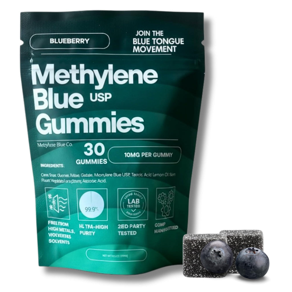 Methylene Blue 10mg 30ct, The First of its Kind, 3rd Party Tested, USP Grade - Proud American Company