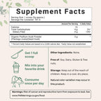 Micro Ingredients Organic Psyllium Husk Powder, 2lbs (32oz) | Daily Soluble Fiber Supplement | India Origin | Natural Prebiotics & Probiotics | Supports Digestive Health|Non-GMO, Keto Friendly, Vegan