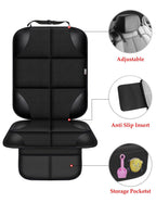 Meolsaek Car Seat Protector for Child Car Seat，Non-Slip Backing No Imprints